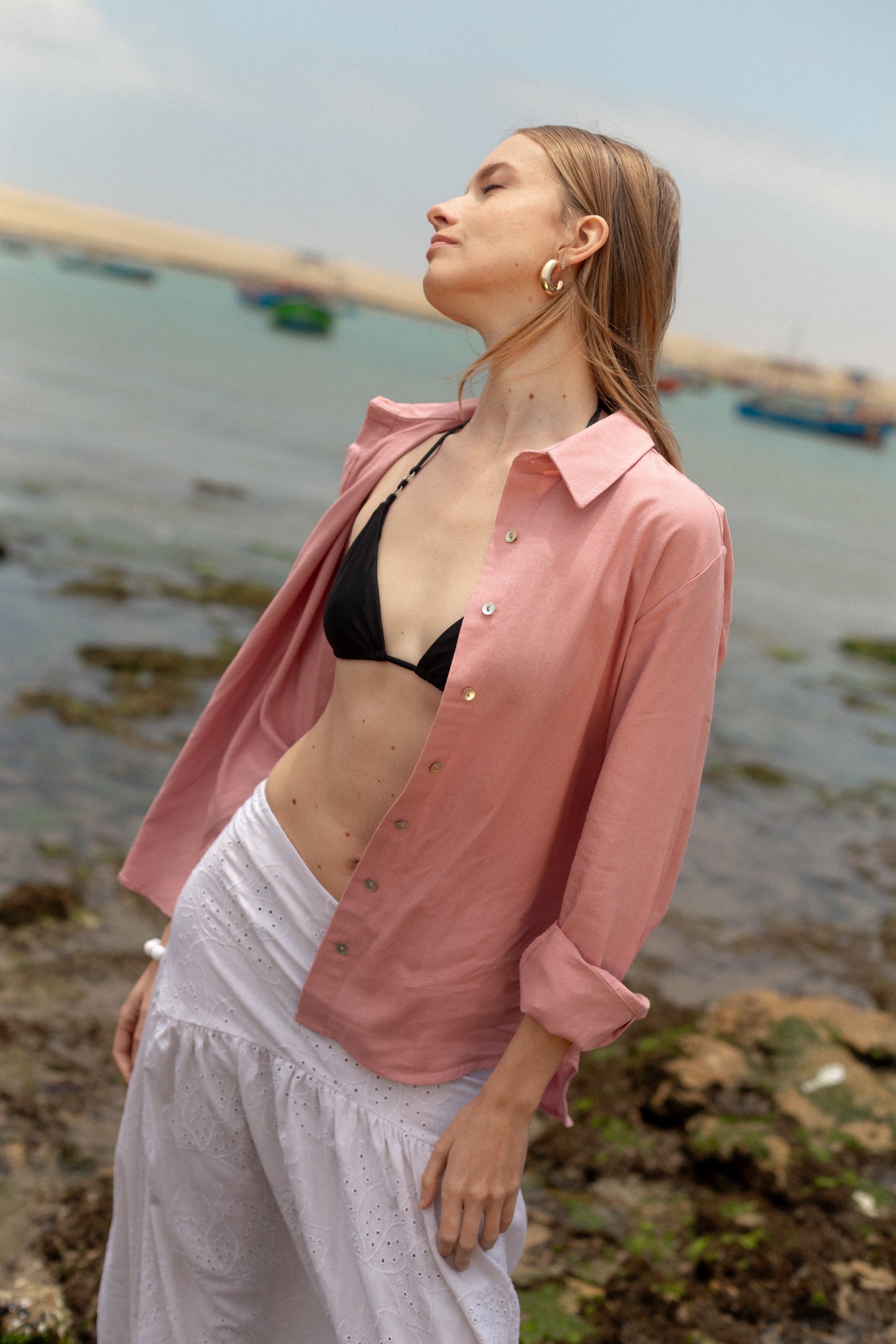 Camisa Mendieta - Rosado