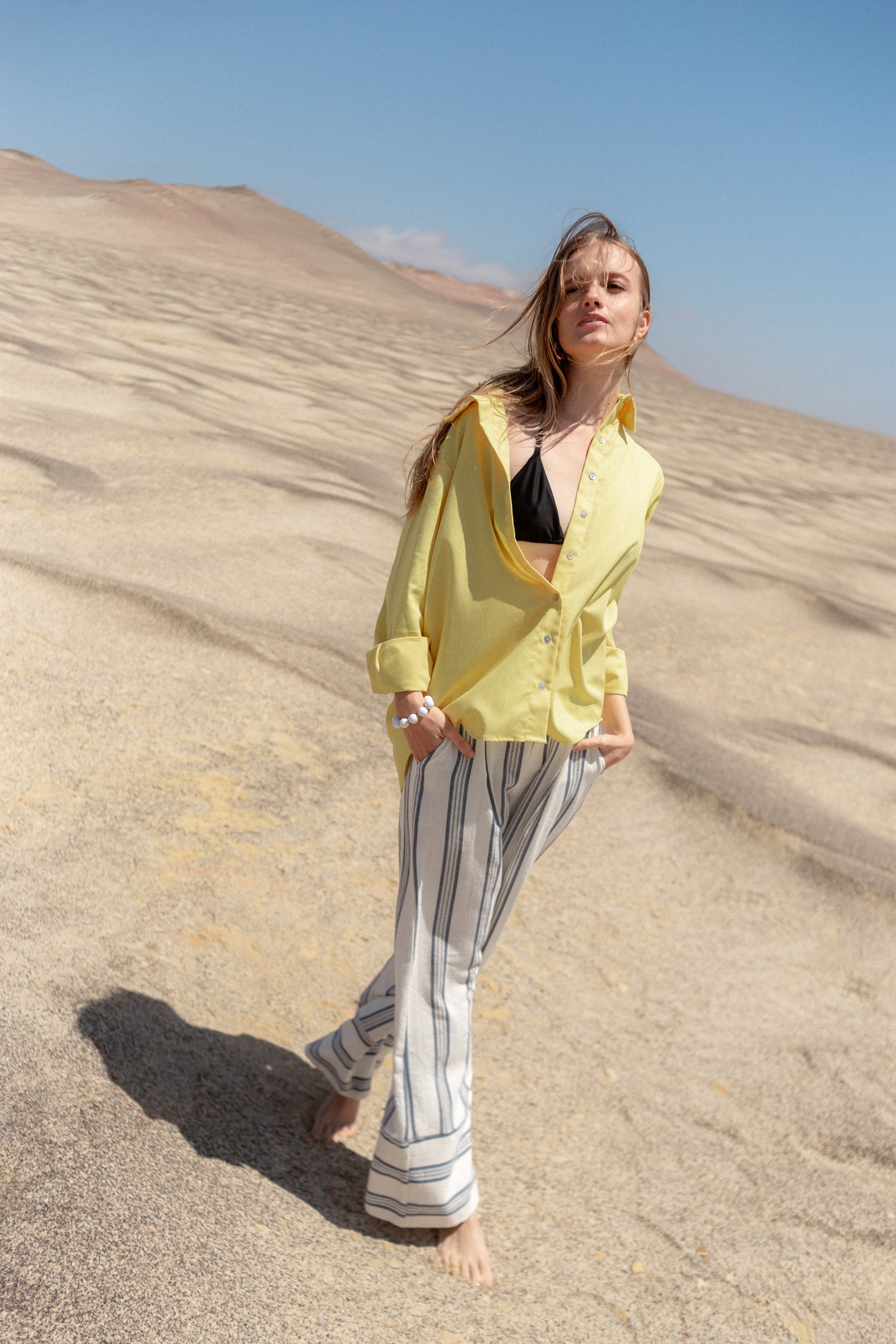 Camisa Mendieta - Amarillo