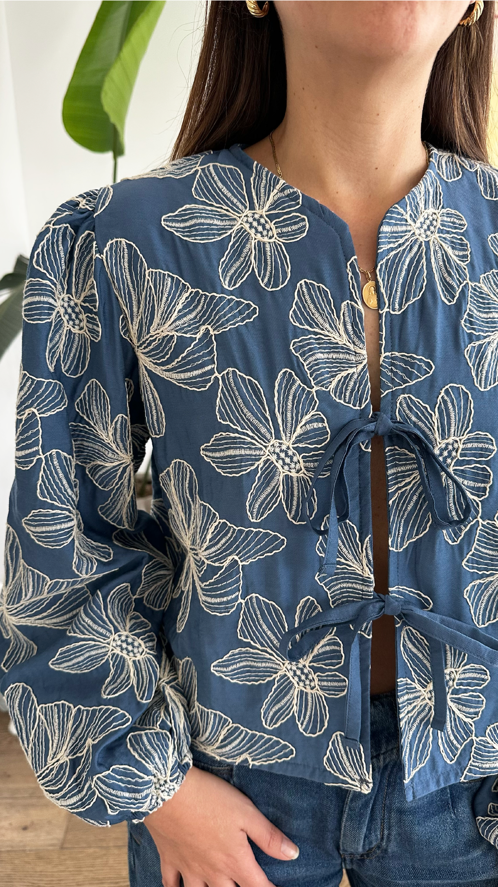 Blusa Algarve - Azulino