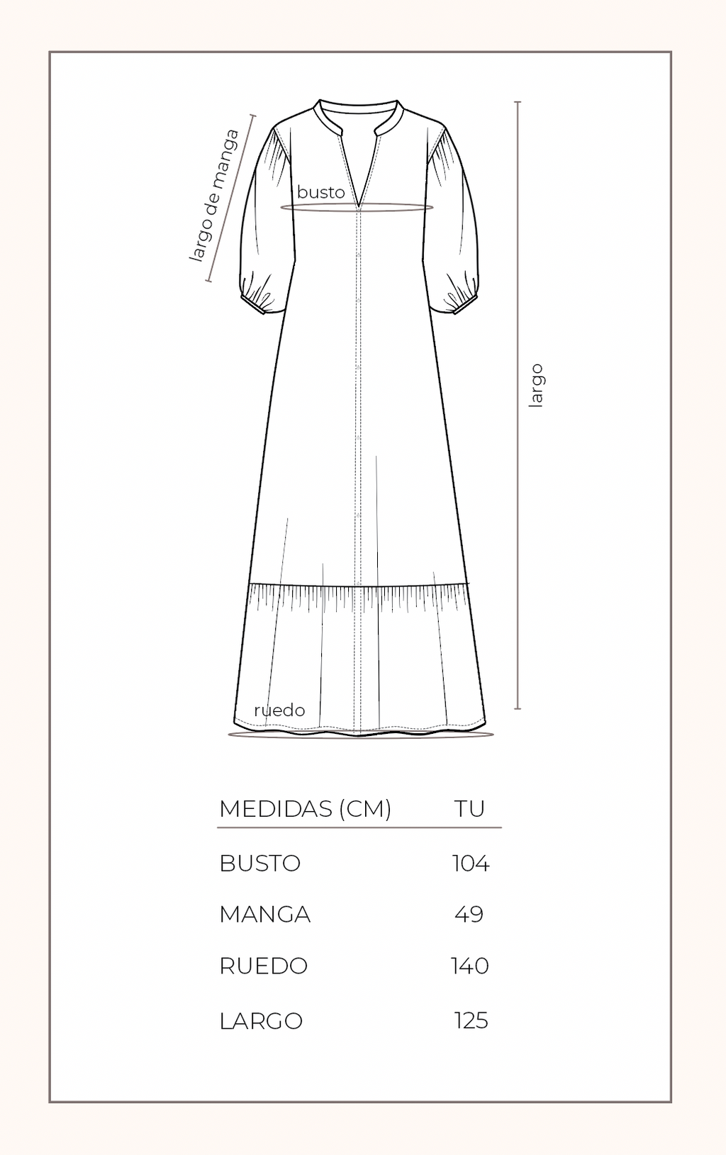 Vestido Sabina - Fucsia