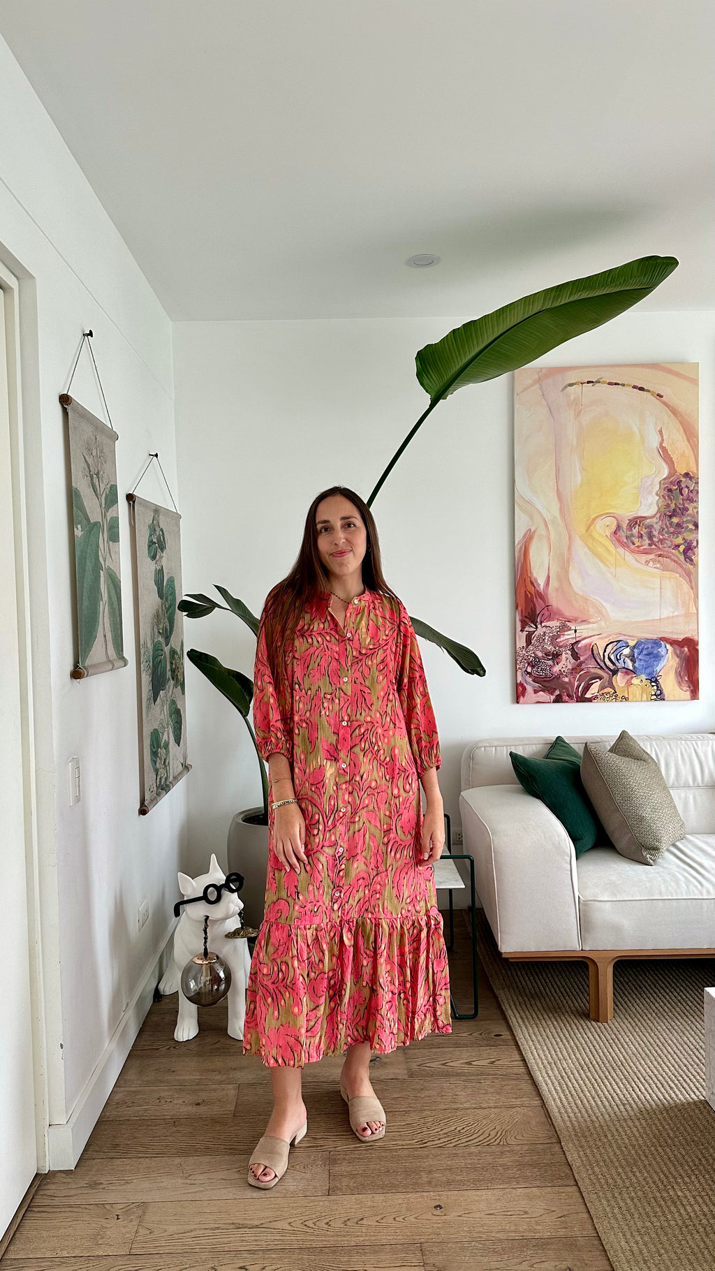 Vestido Sabina - Fucsia