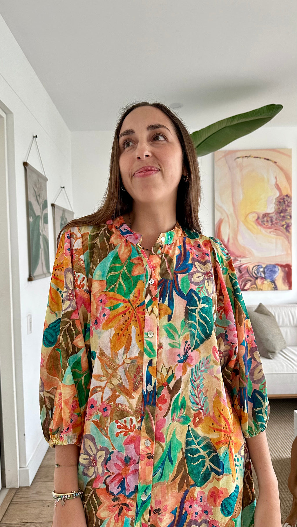 Vestido Sabina - Primaveral