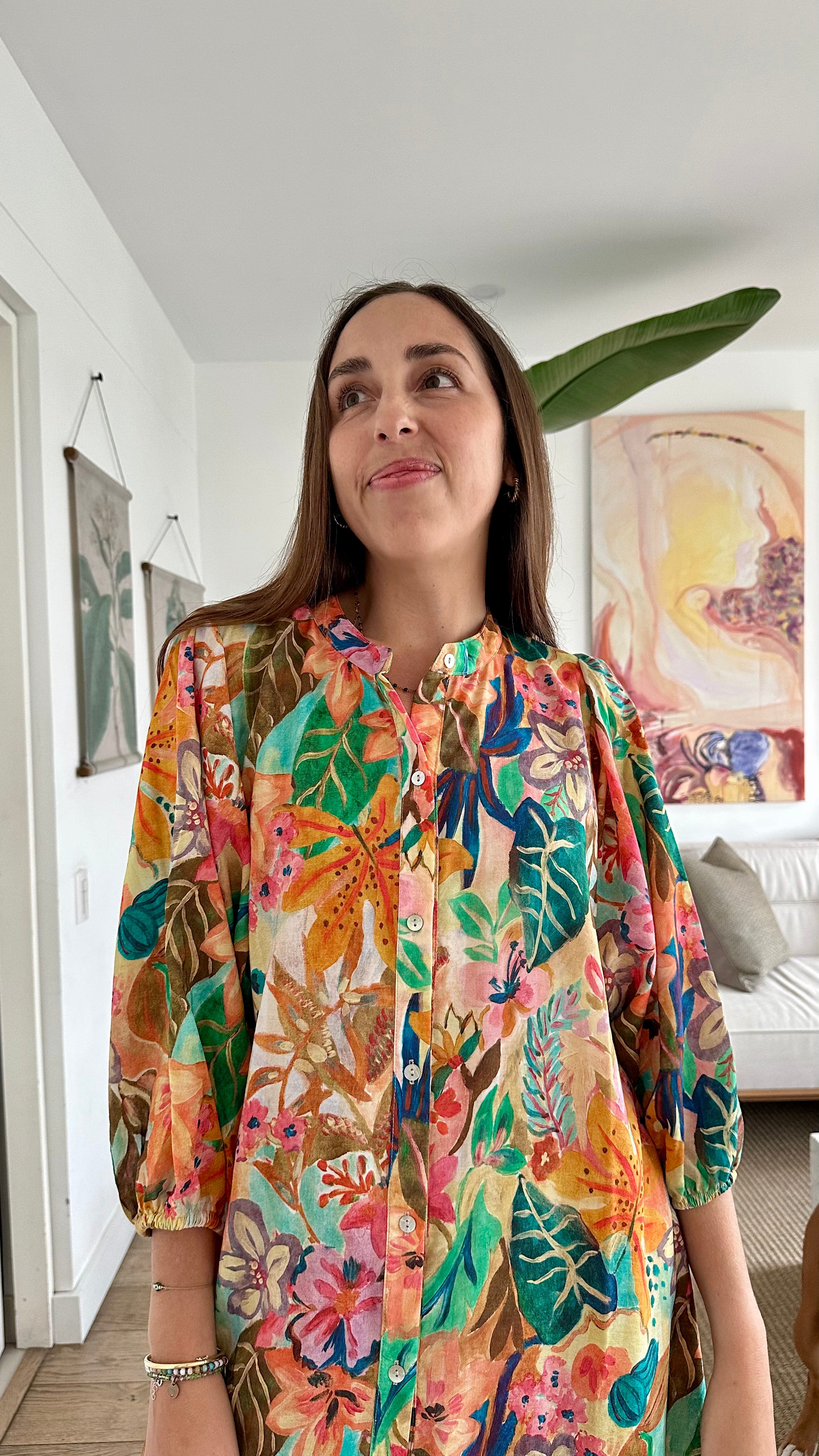 Vestido Sabina - Primaveral