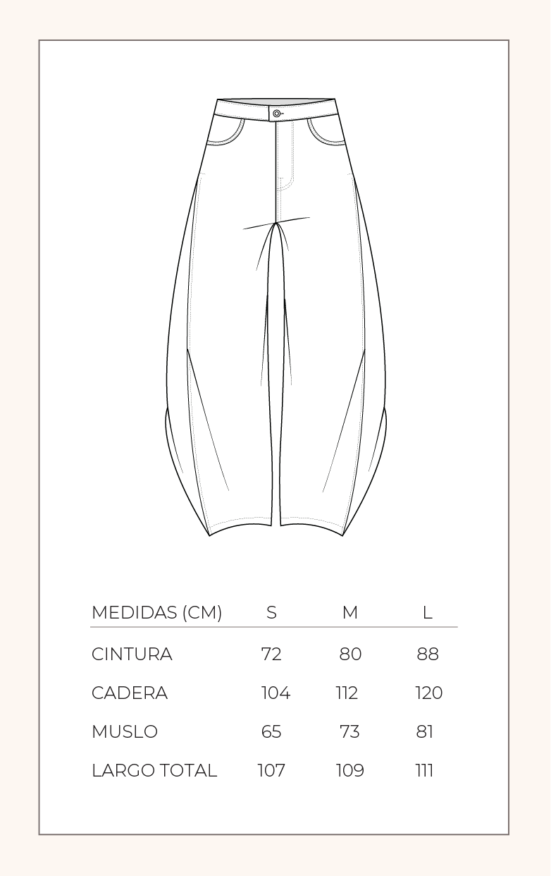 Pantalón Flavia - Hueso