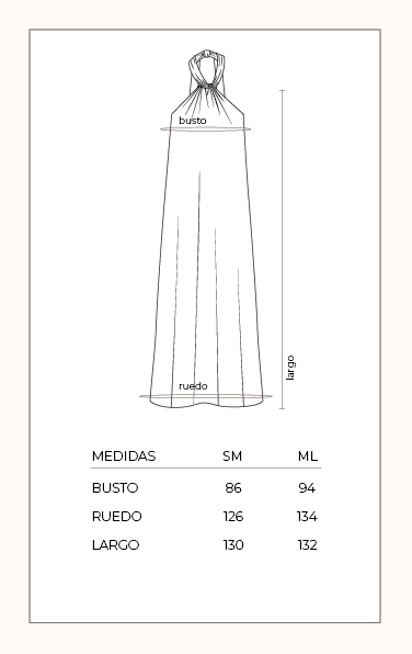 Vestido María - Marrón
