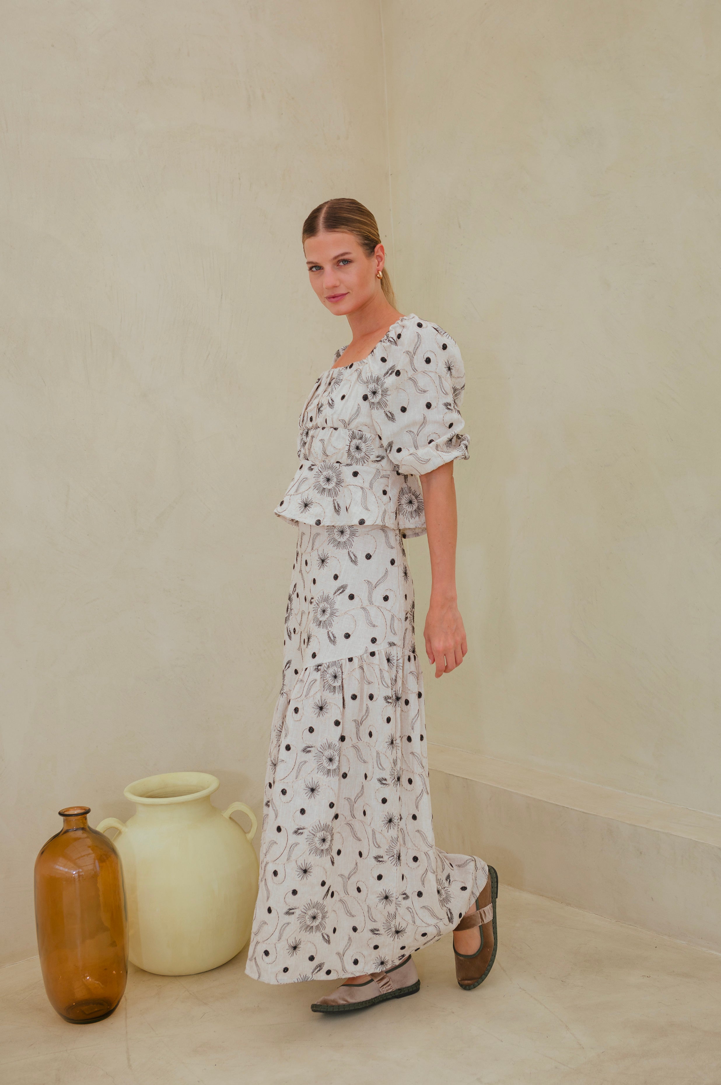 Falda Alfama - Beige
