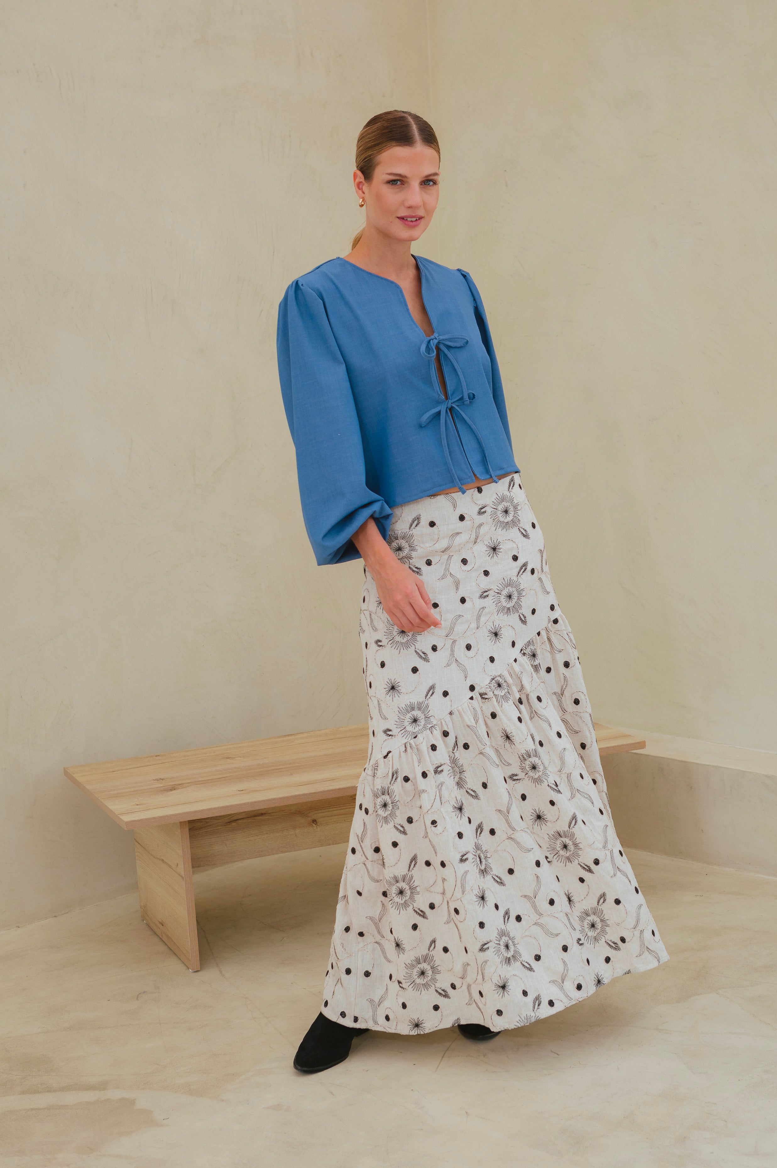 Blusa Algarve - Denim