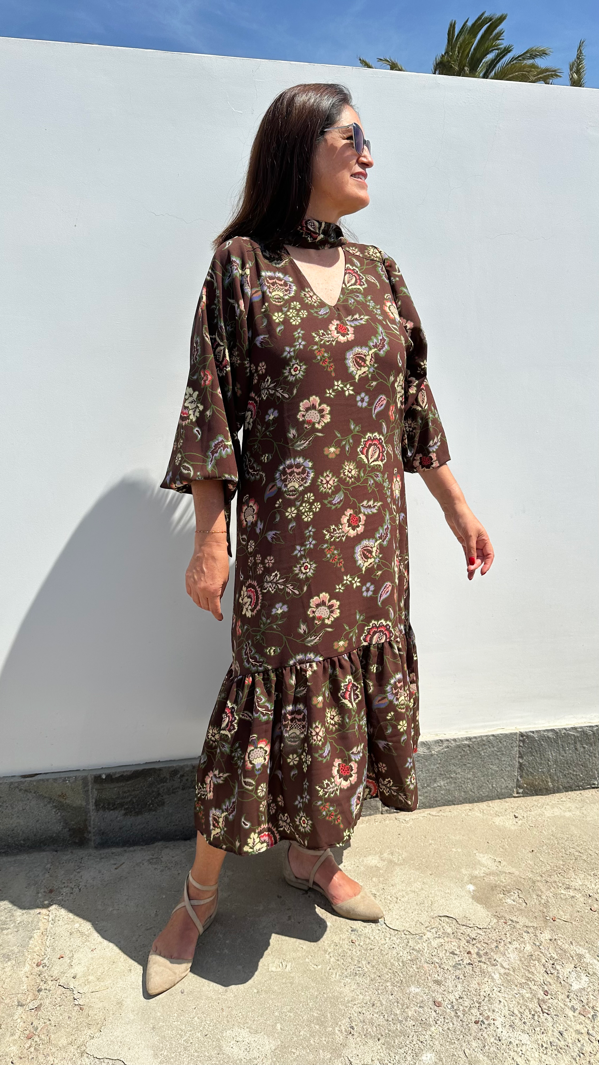 Vestido Miranda - Marrón