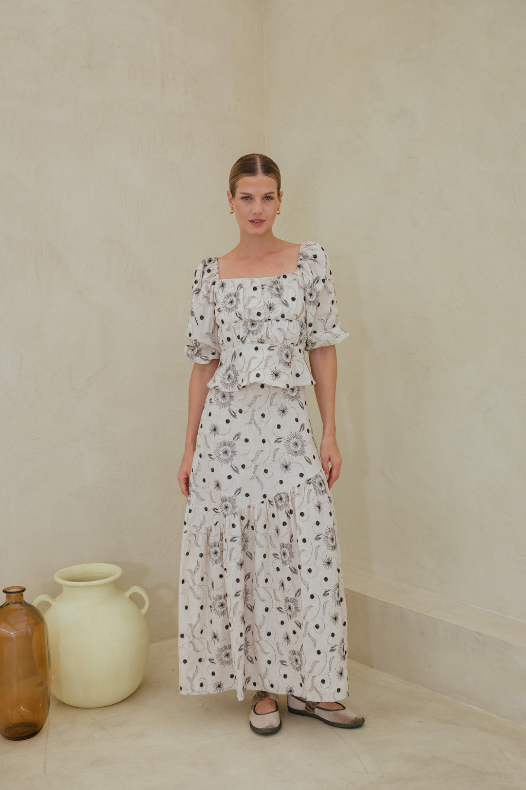 Falda Alfama - Beige