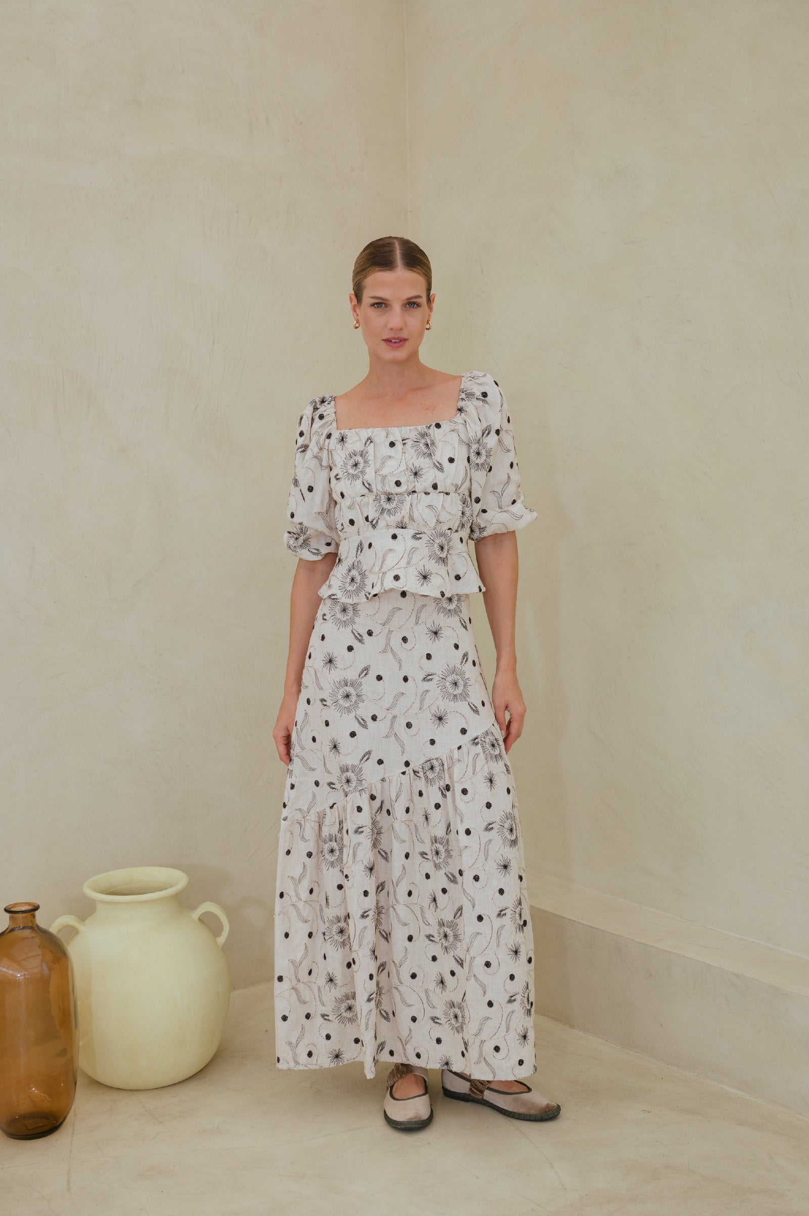 Falda Alfama - Beige
