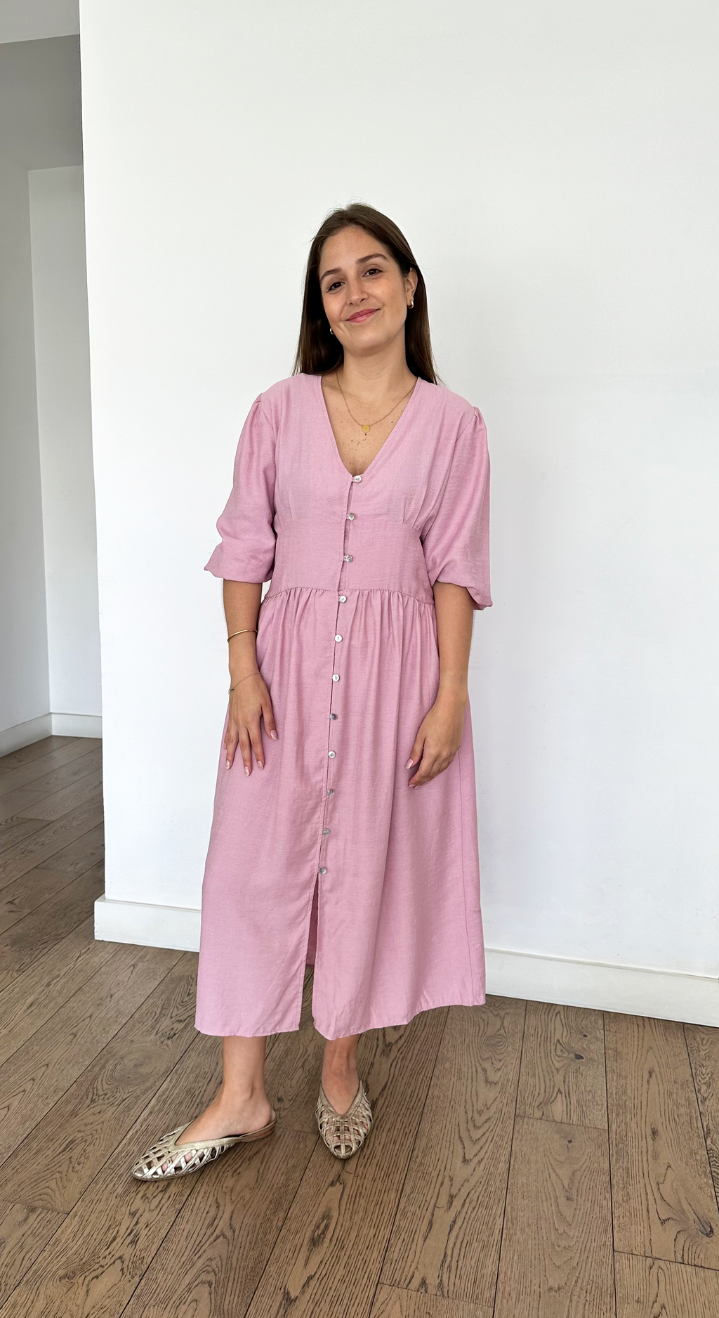 Vestido Sóller - Rosado