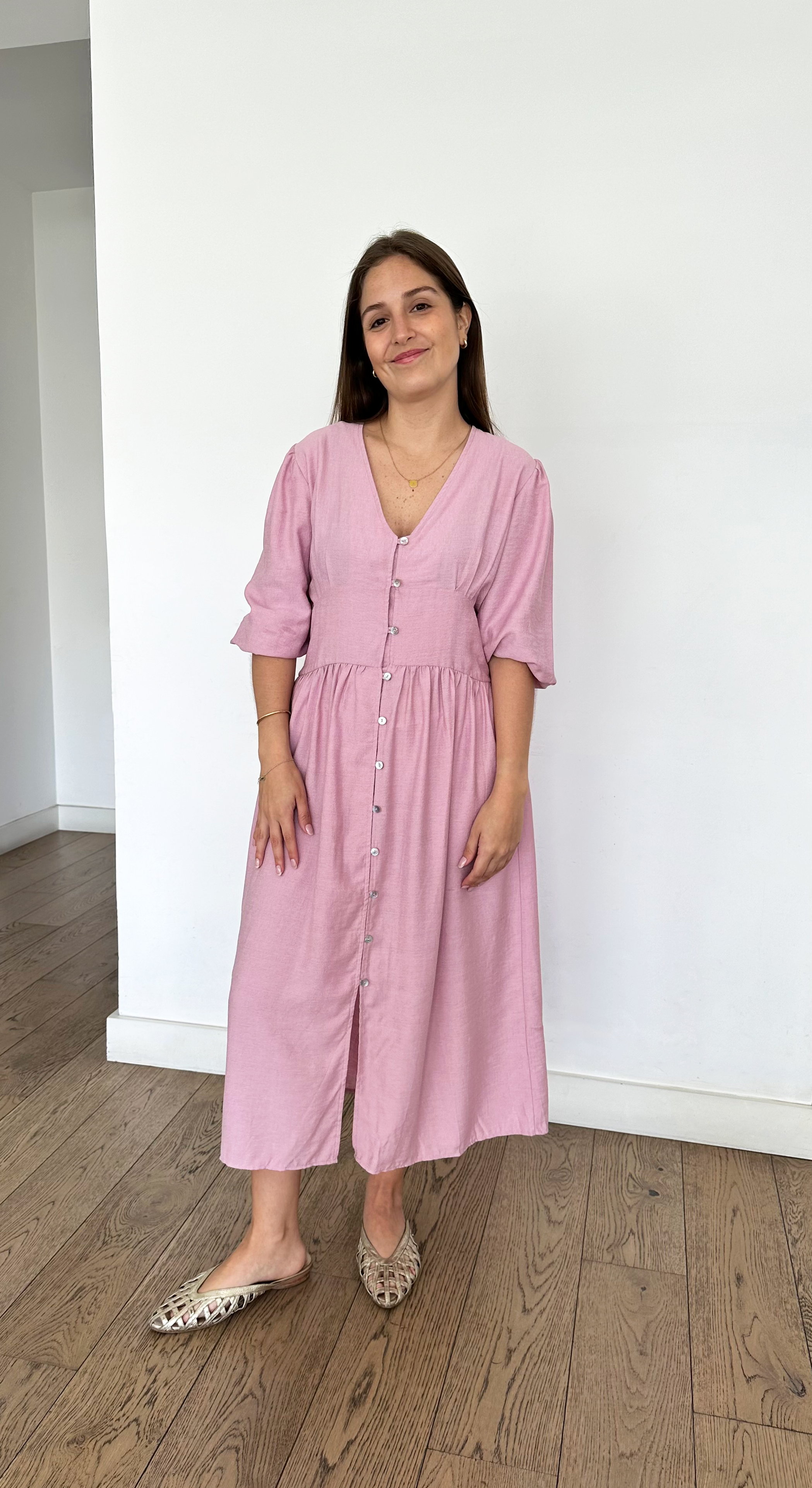 Vestido Sóller - Rosado