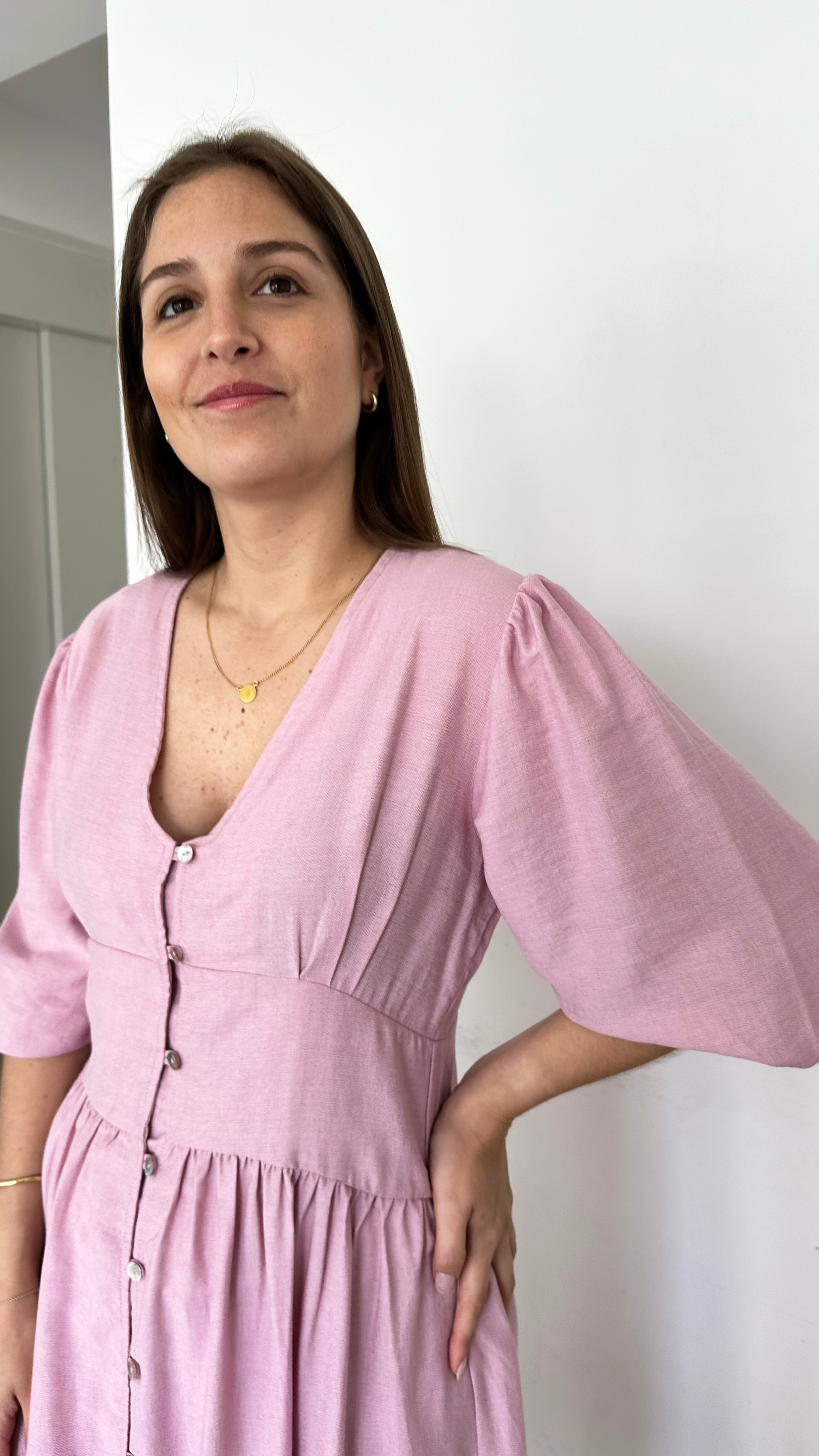 Vestido Sóller - Rosado