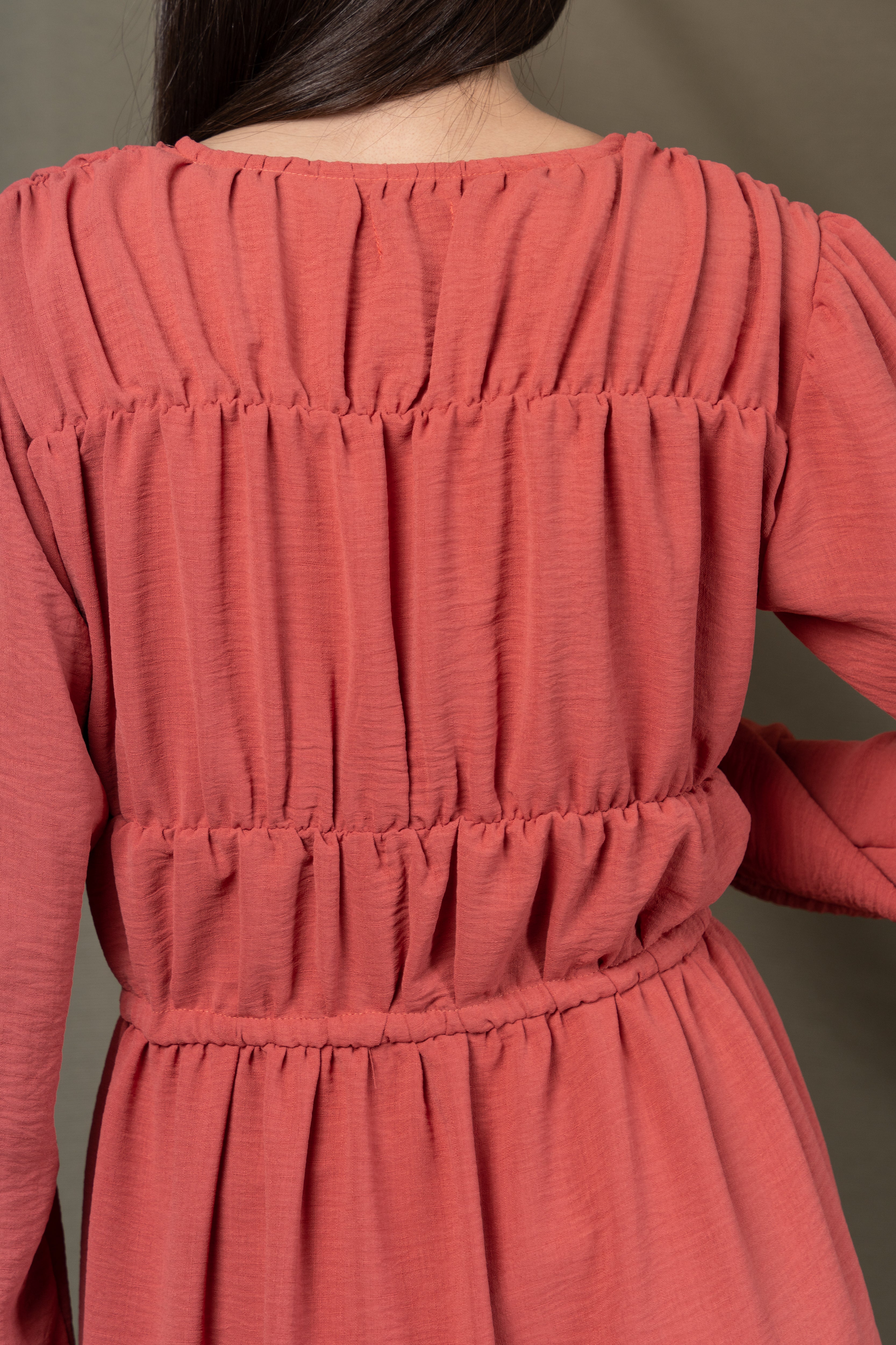 Vestido Angelina - Coral