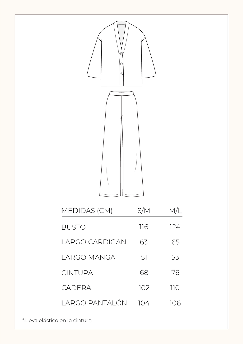 Comfy set Sofía - Gris