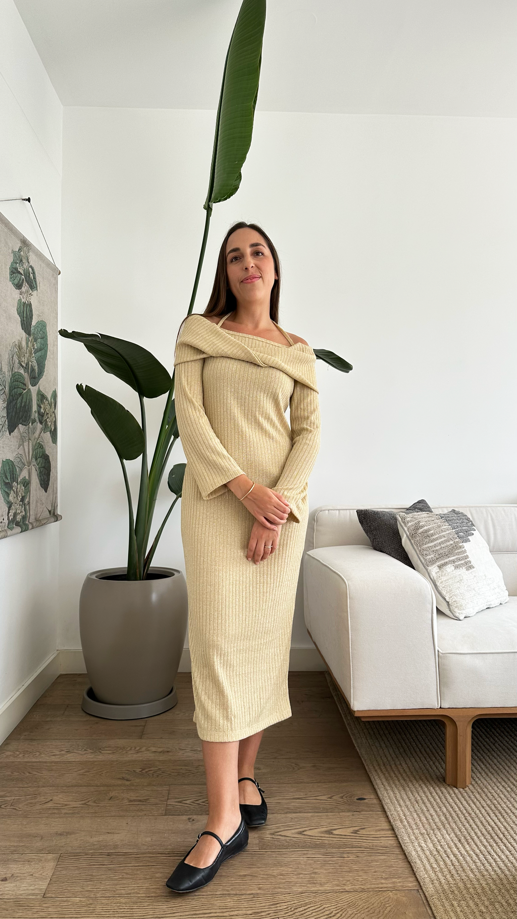 Vestido Lara - Butter yellow