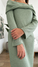 Cargar imagen en el visor de la galería, Vestido Lara - Verde agua
