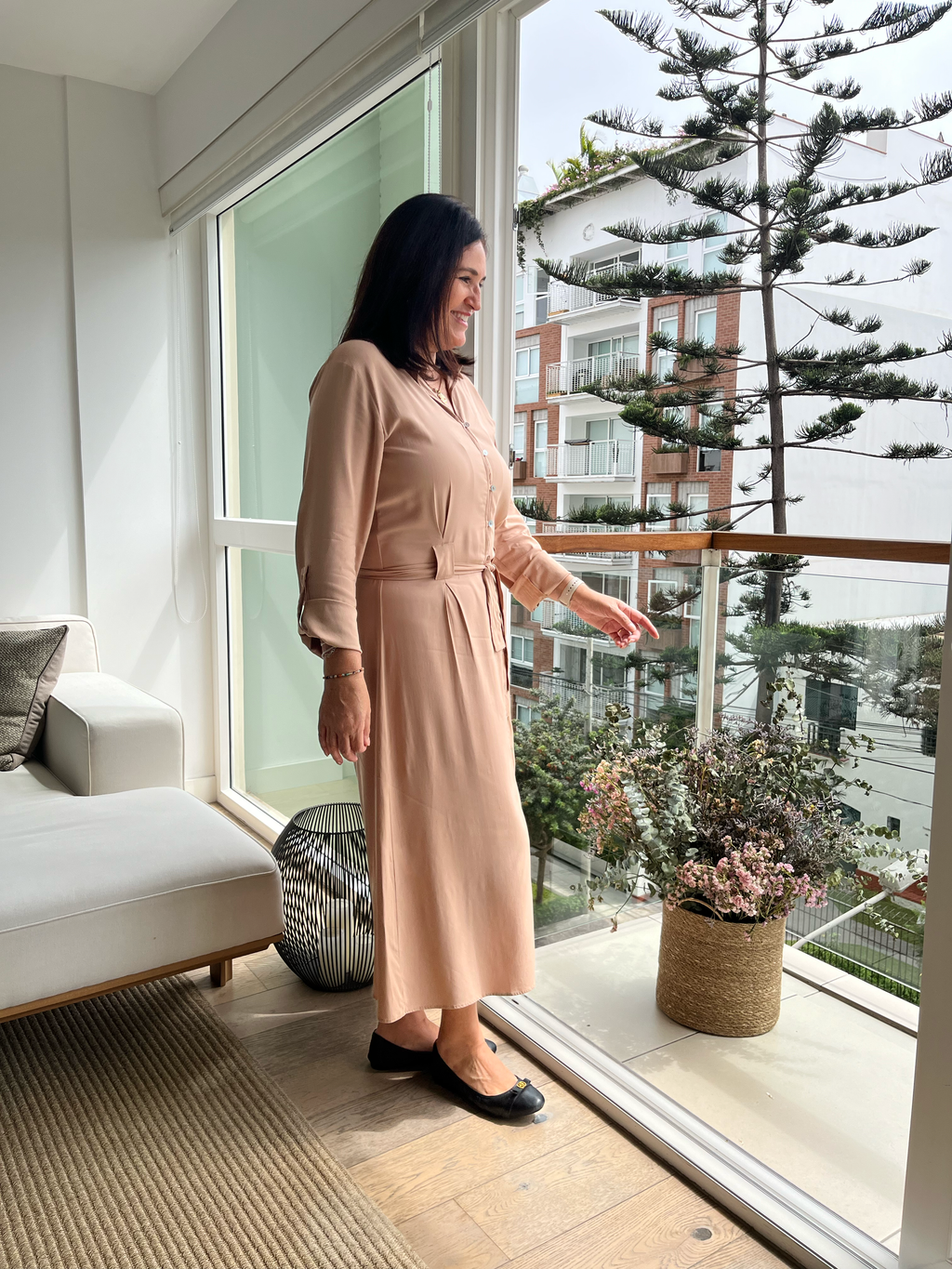 Vestido Bianca - Beige